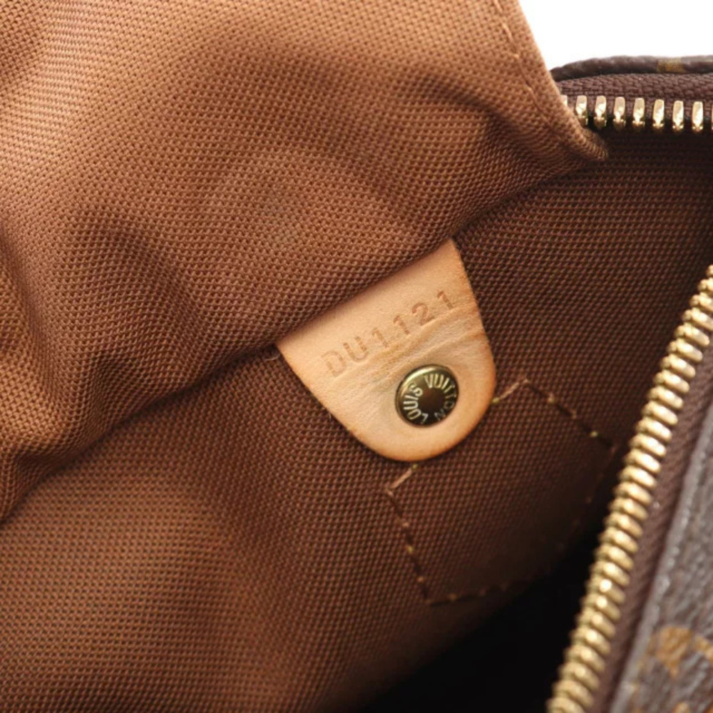 Louis Vuitton Handbag Bandoulire Speedy Canvas Brown Monogram Leather - Picture 5 of 10
